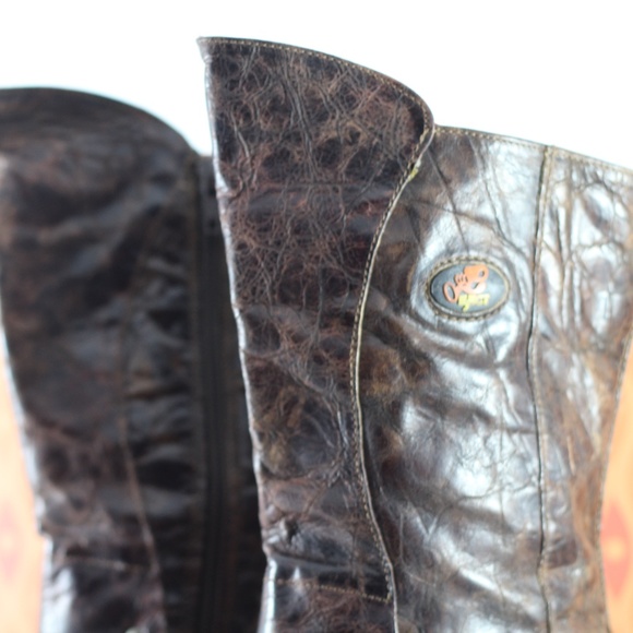 Eject Brown Leather Boots Like New - Picture 7 of 16